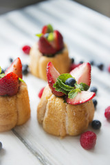bakery with strawberry