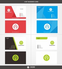 Bussines Card 4 Set