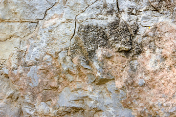 Closeup rock pattern in nature