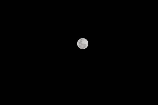 Lonely moon from Holy week in Costa Rica 2016. 