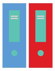 office supplies  business machine - icons