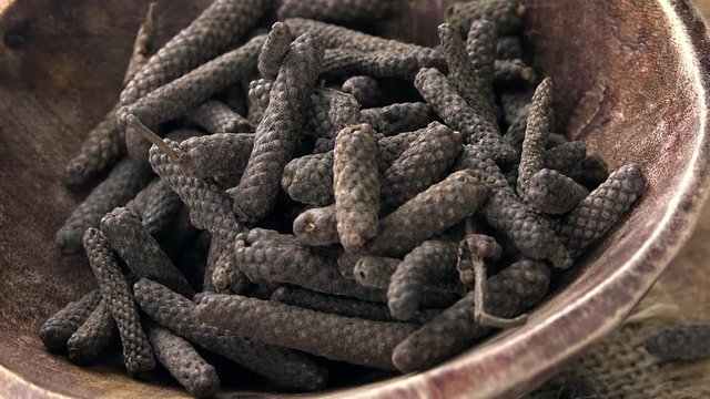 Long Pepper as seamless loopable 4K UHD footage
