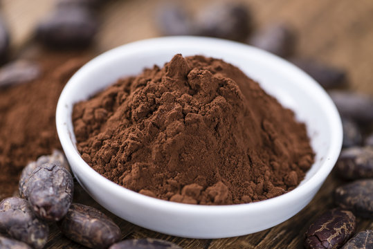 Portion of Cocoa powder