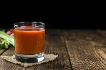 Tomato Juice (selective focus)
