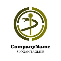 Obraz premium Medical logo icon vector