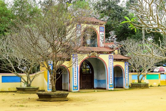 At Thien An Pagoda, Quang Ngai, Vietnam - March 24st, 2016,