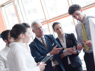 business people group brainstorming