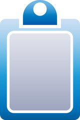 vector image of a clipboard.