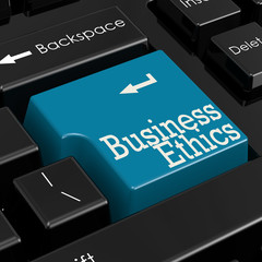 Fototapeta premium Business ethics concept 3D Render