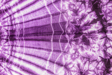 Texture tie dye fabric.