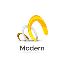 Fototapeta premium Vector ribbon logo