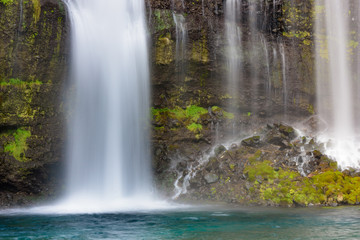 白糸の滝・富士山