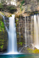 白糸の滝・富士山