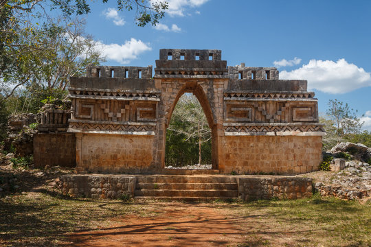 Ruins of the ancient Mayan city of Labna, Mexico