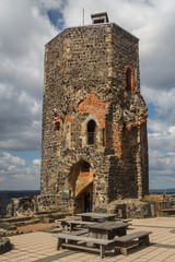 Ruins of the medieval castle of Stolpen, Saxony, Germany