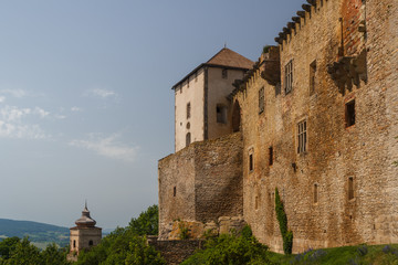 Obraz premium Ruins of the castle of Lipnice nad Sazavou, Czech Republic
