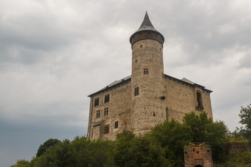 Fototapeta premium Ruins of the medieval castle of Kuneticka Hora, Czech Republic