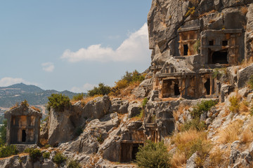 Fototapeta na wymiar Ruins of the ancient city of Myra (Demre), Turkey