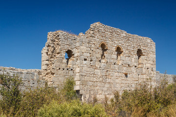 Ruins of the ancient city of Sillyon, Turkey
