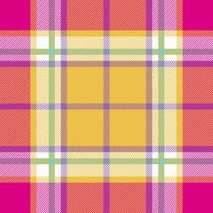 yellow pink indian madras fabric texture seamless pattern