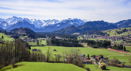 Blick ins Oberallg&auml;u bei Fischen