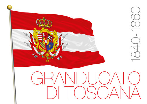 gran duchy of tuscany historical flag