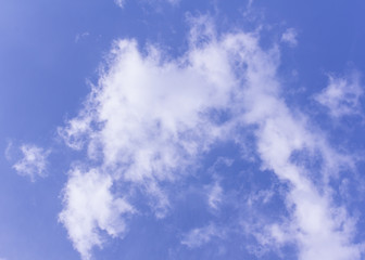 Obraz premium Beauty blue sky with clouds