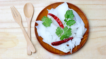 whiten ox  tripe for food