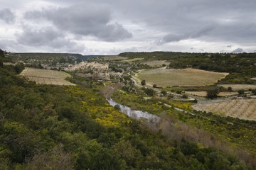 Naklejka premium Minerve, Hérault, France - one of the most beautiful villages of France ( Les Plus Beaux Villages de France )