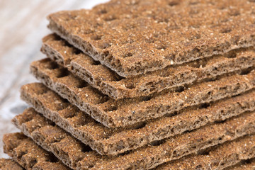 dry rye crispbread