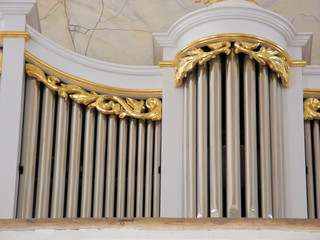 Teil einer Kirchenorgel