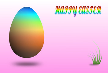 Raimbow easter egg and 