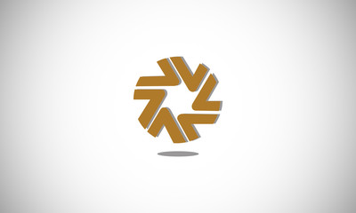 abstract circle company logo