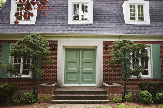 Cropped full frame view of house exterior