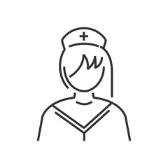 line icon nurse icon design