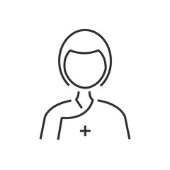 line icon Man Patient Icon