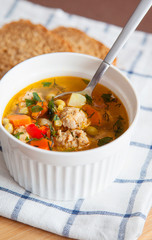Soup with meat