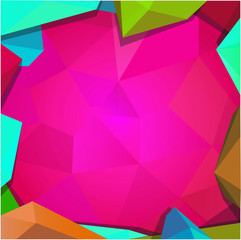 Fototapeta premium Colorful Square blank background