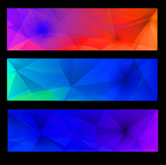 Fototapeta premium A set of banners