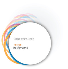 Abstract web design bubble vector