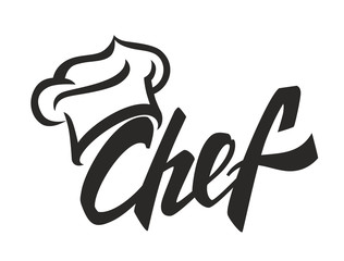 vector black chef 
