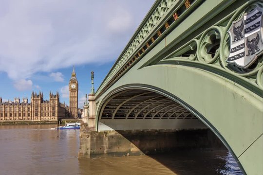 Time-lapse London, Londres, Westminster, Big Ben