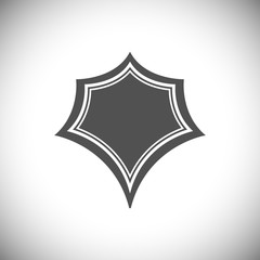 Abstract vector illustration - shield 