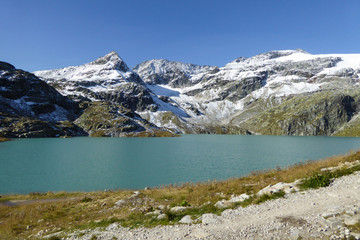 Türkiser Gletschersee, Weißsee, Alpen