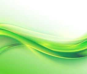 Foto auf Acrylglas Abstrakte Welle Abstrakter grüner Hintergrund