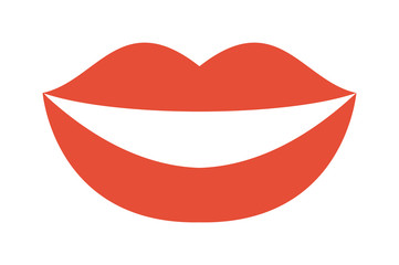 Woman smile teeth whitening dental care vector. 