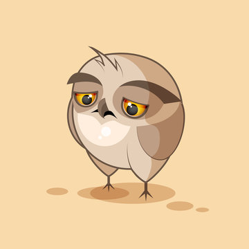 Owl is sad