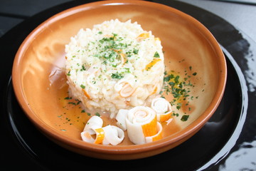 Risotto alla polpa di granchio