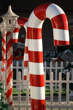 Mercatini di natale, bastone colorato