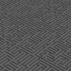 Abstract vector background - black maze